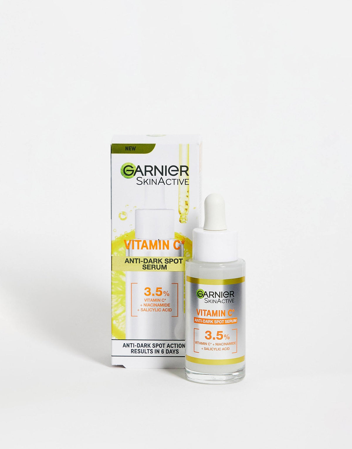 Garnier Vitamin C Brightening Face Serum with 3.5% Vitamin C + Niacinamide + SA