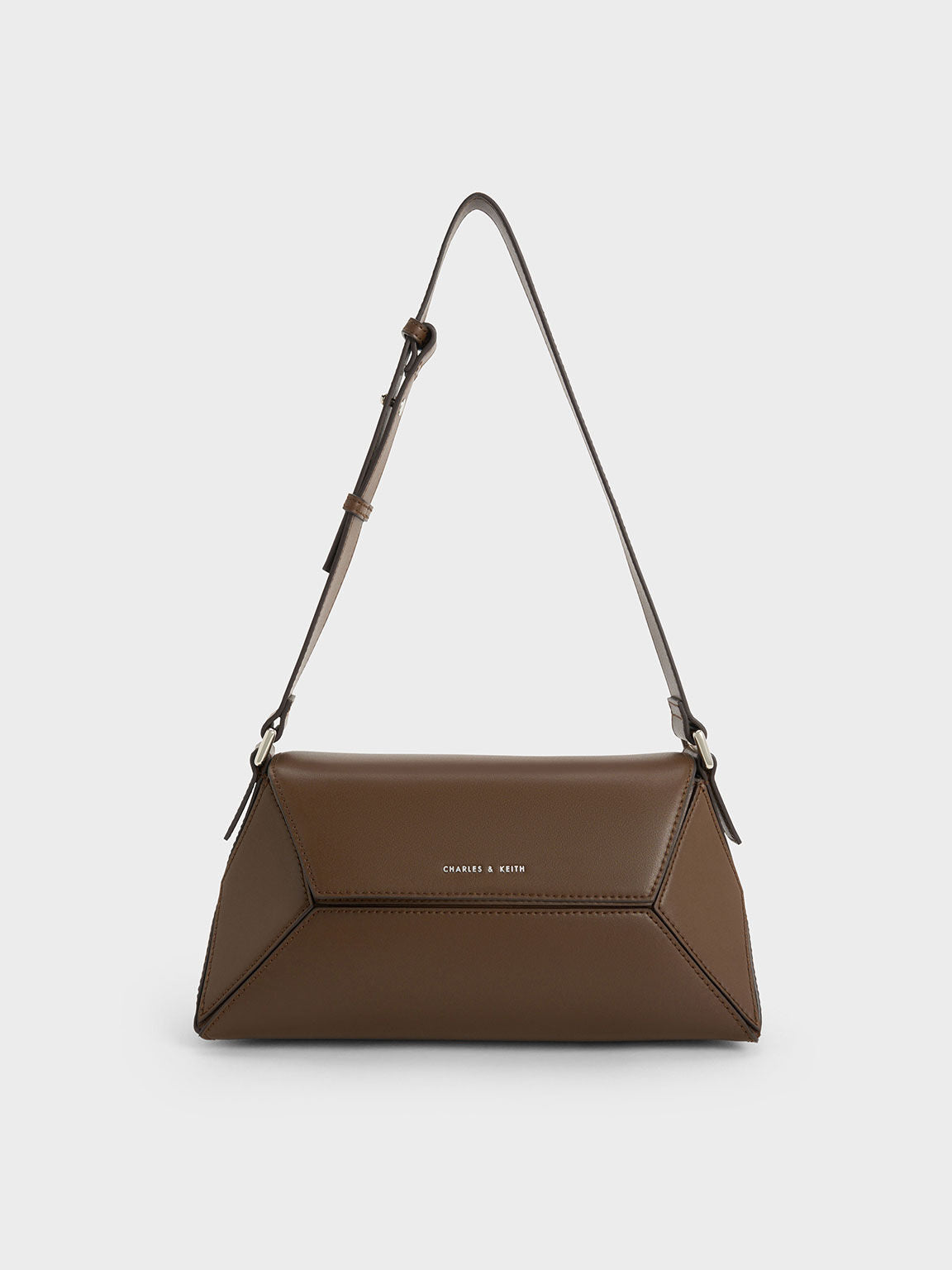 Nasrin Geometric Shoulder Bag
- Dark Brown