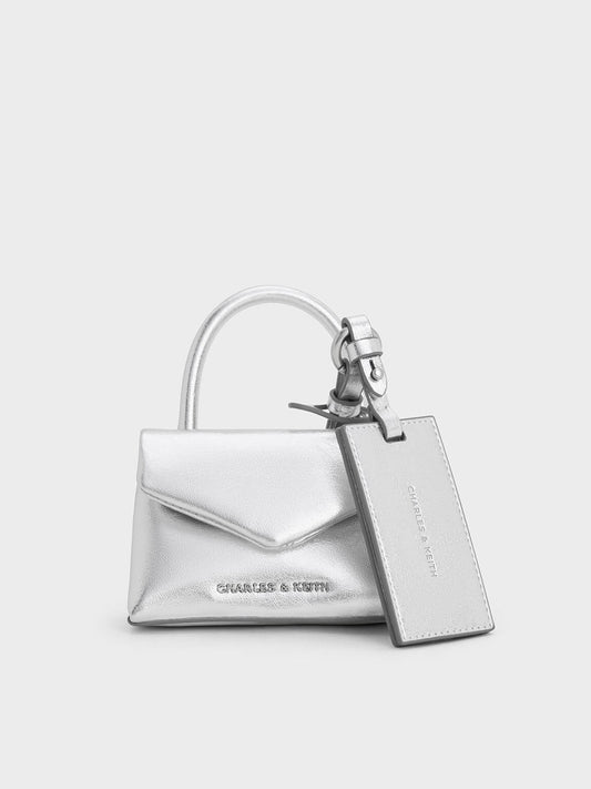 Andromeda Metallic Micro Bag Charm
- Silver