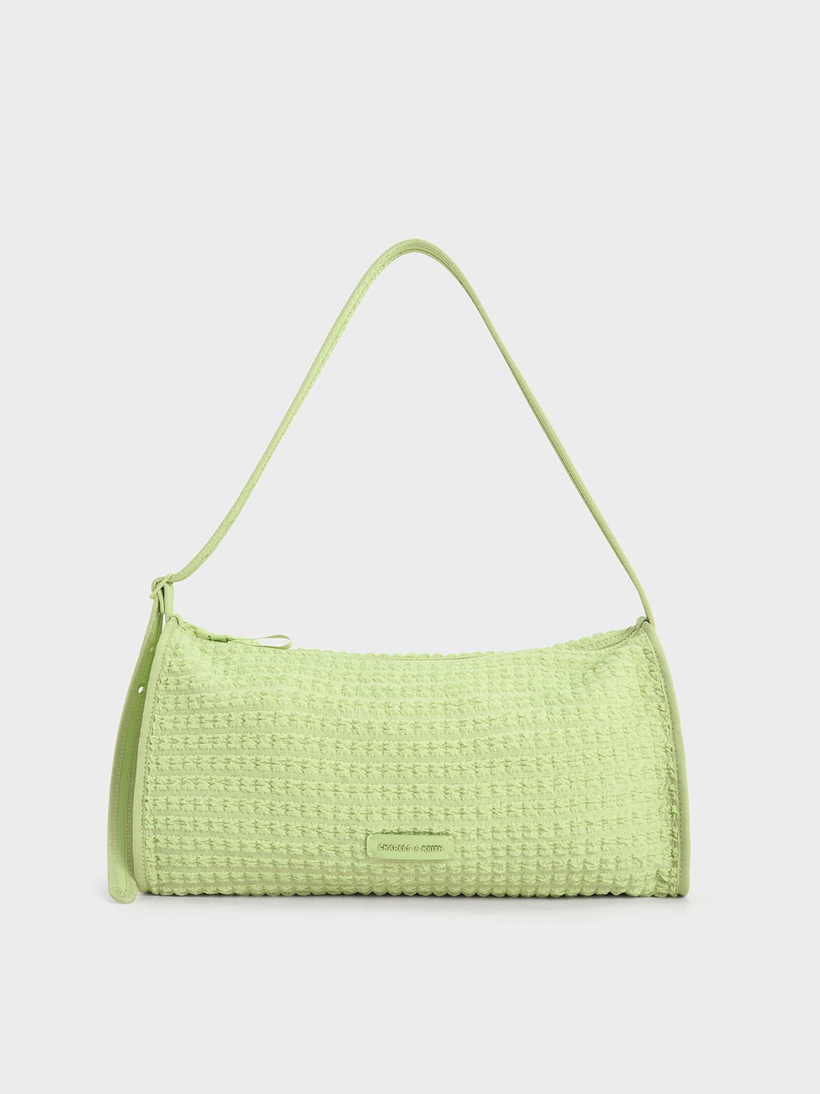 Textured Elongated Shoulder Bag
- Zesty Green