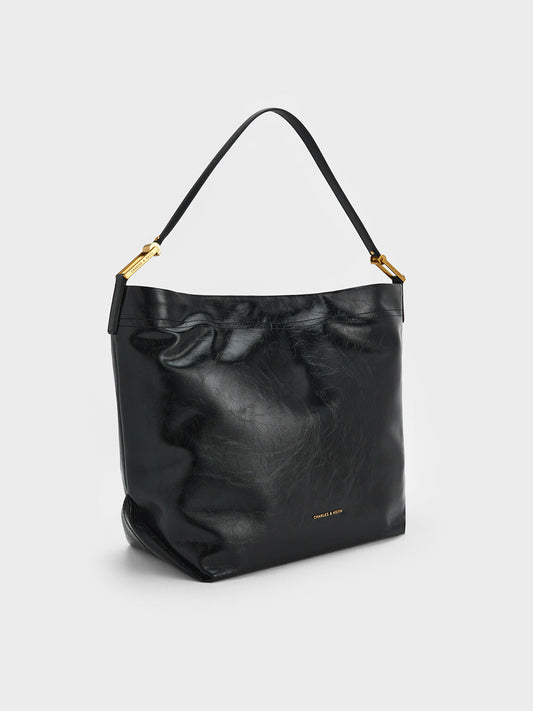 Sianna Slouchy Hobo Bag
- Black