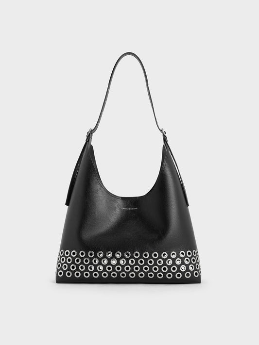 Liv Grommet Hobo Bag
- Noir