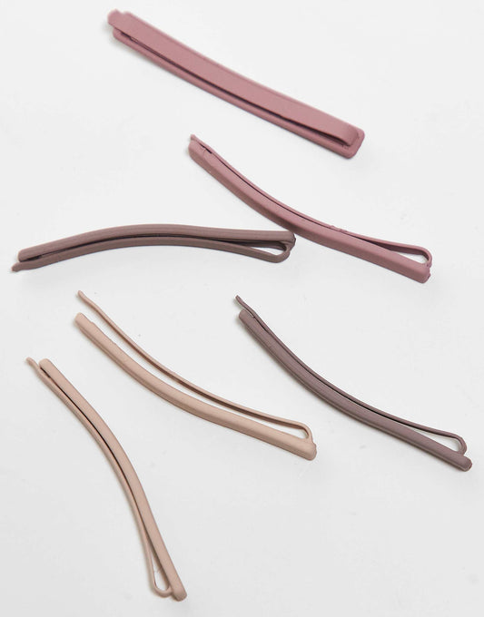 Kitsch Enamel Bobby Pins - Terracotta