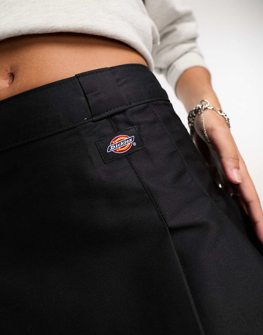 تنورة مطوية Elizaville سوداء من Dickies