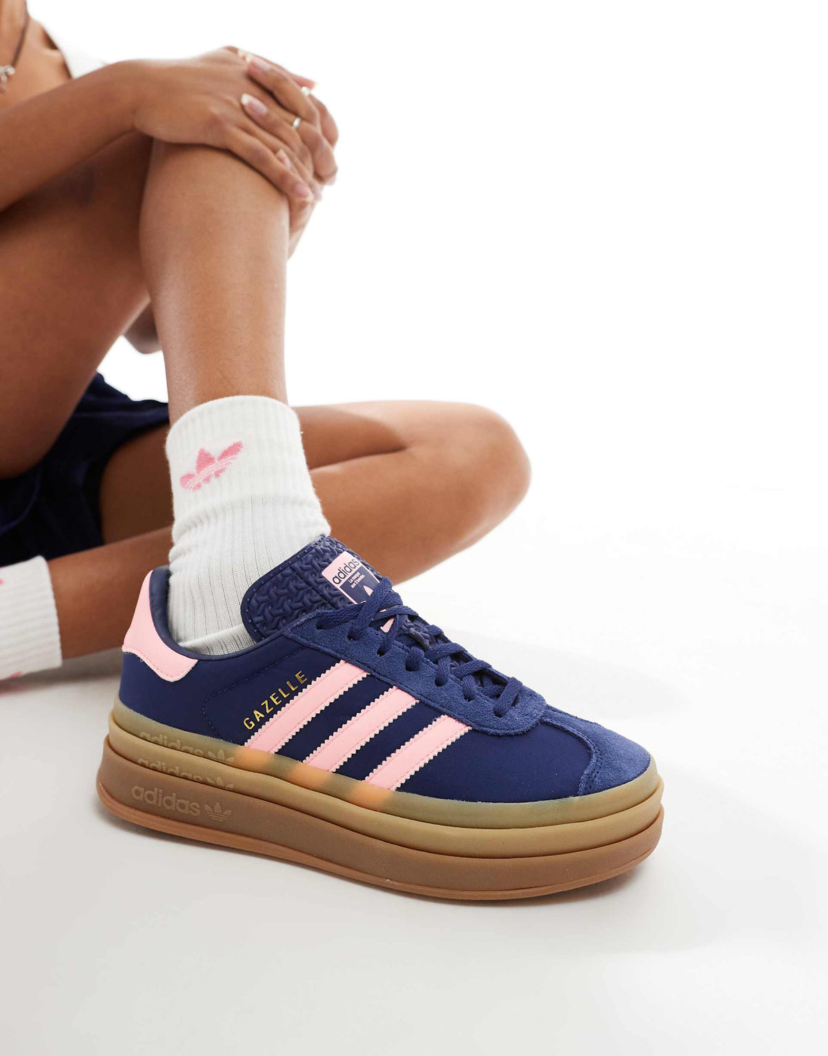 حذاء رياضي adidas Originals Gazelle Bold بلاتفورم بنعل مطاطي