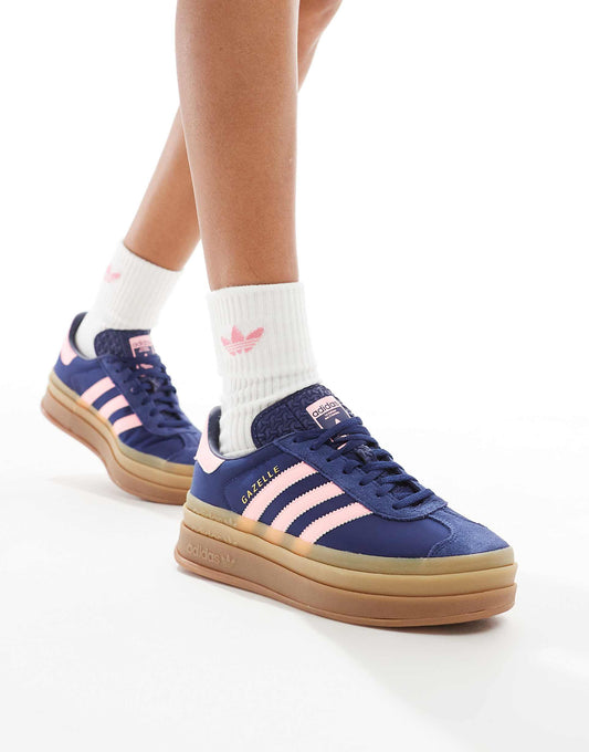 حذاء رياضي adidas Originals Gazelle Bold بلاتفورم بنعل مطاطي