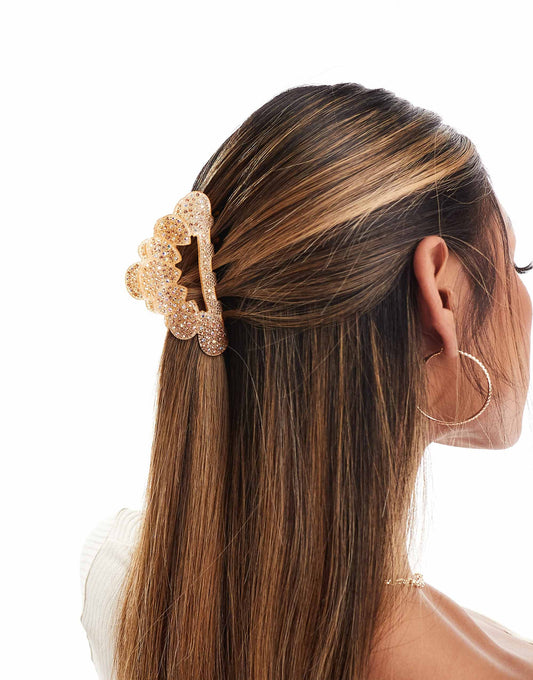 Easilocks X ASOS Exclusive Circle Hair Claw - Cream