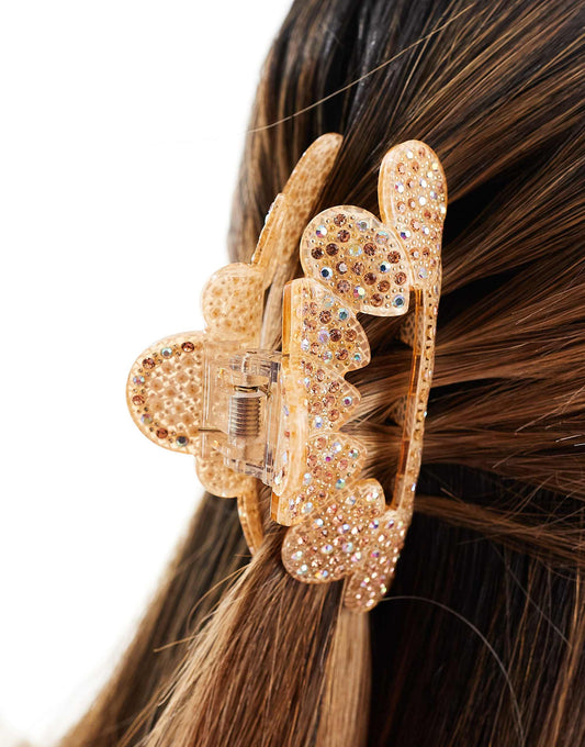 Easilocks X ASOS Exclusive Circle Hair Claw - Cream