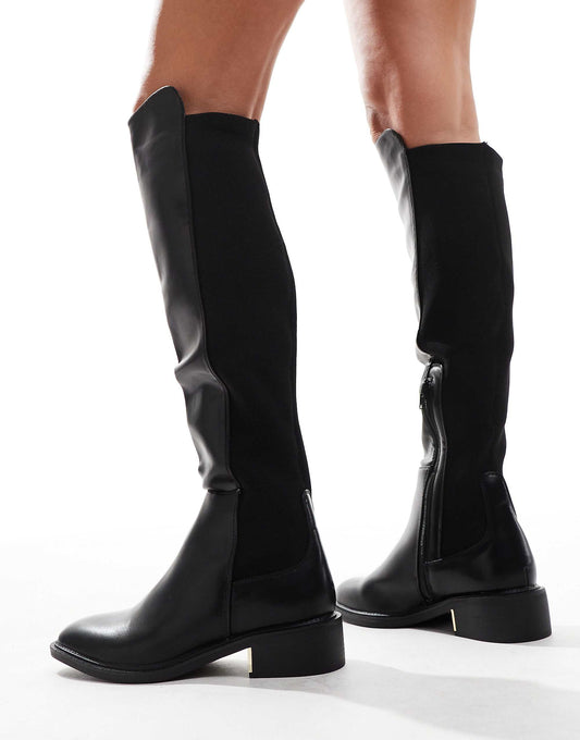 SEQWL knee high  boots in black