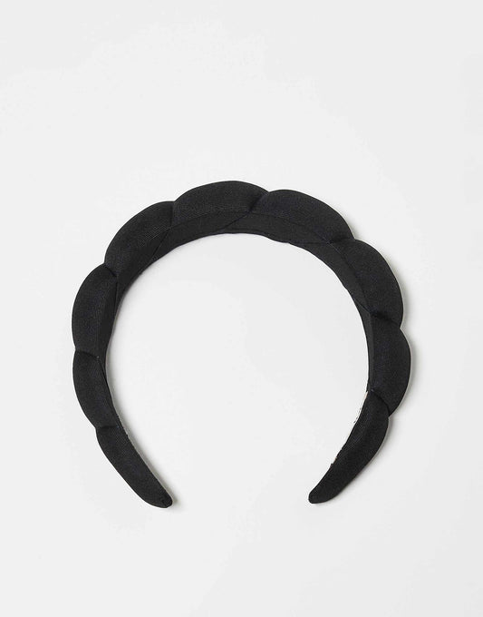 Kitsch Fabric Puffy Headband 1pc- Black