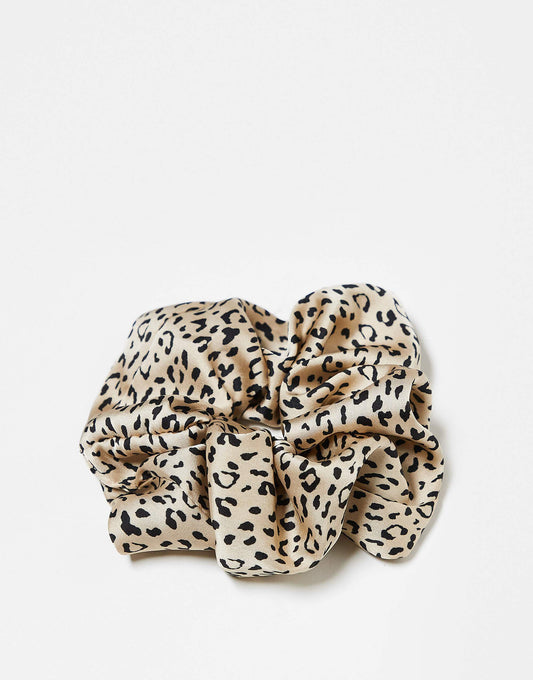 Kitsch Fabric Brunch Scrunchie - Leopard
