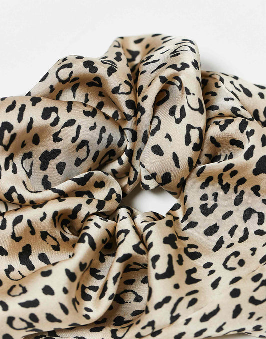 Kitsch Fabric Brunch Scrunchie - Leopard