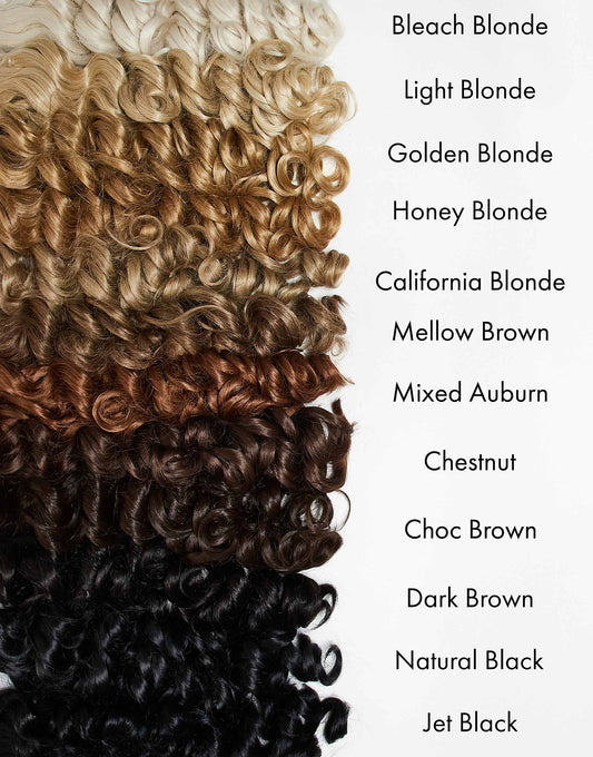 LULLABELLZ MIDI GRANDE CURLY CORKSCREW 20"" WRAPAROUND PONY