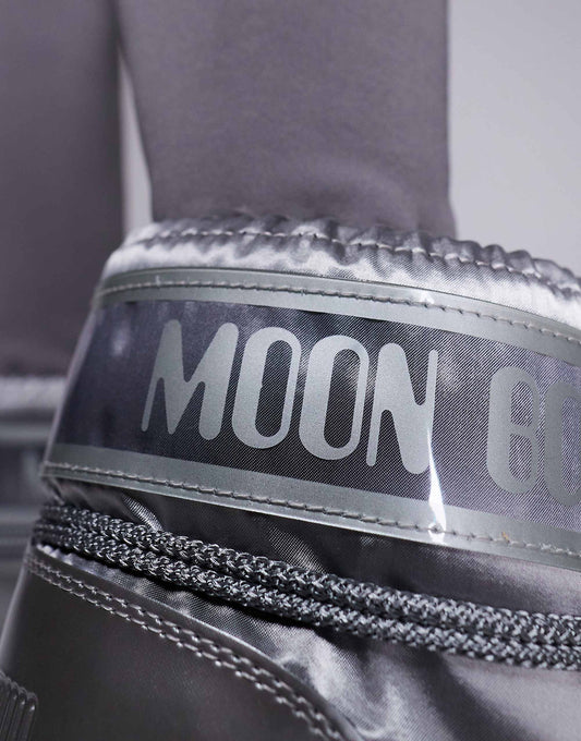 Moonboot Icon low boots in silver