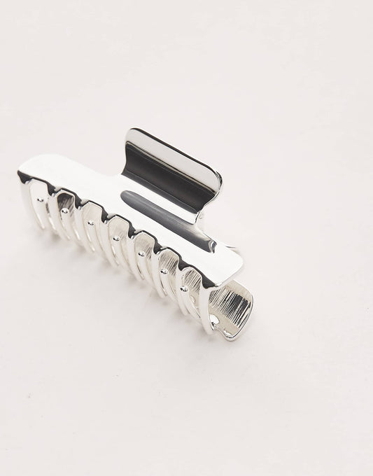 & Other Stories silver hair claw clip