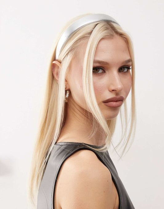Reclaimed Vintage silver hair band