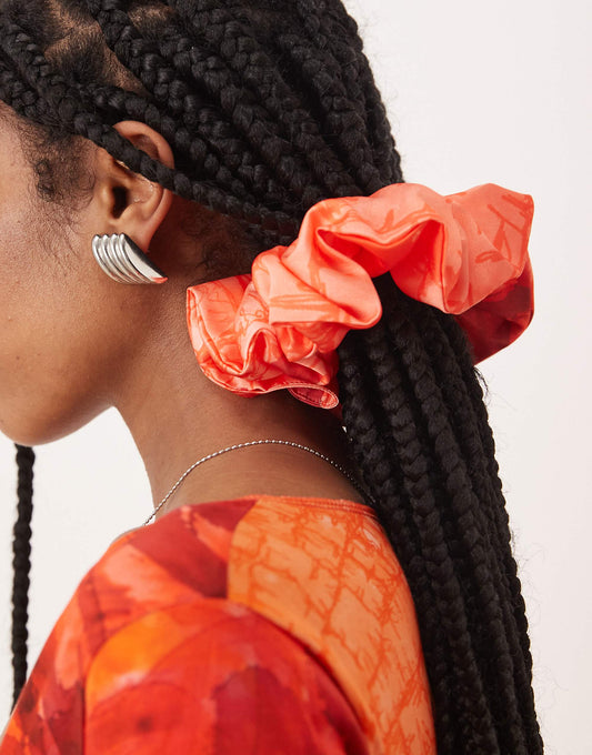 Isabelle Pennington-Edmead scrunchie in pineapple print