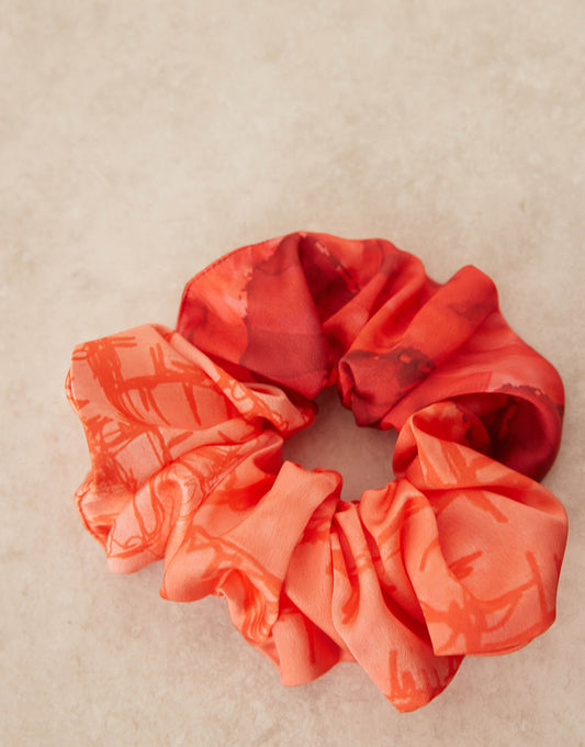 Isabelle Pennington-Edmead scrunchie in pineapple print