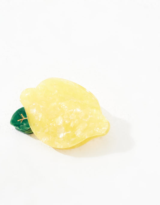 Accessorize lemon hair claw in yellow