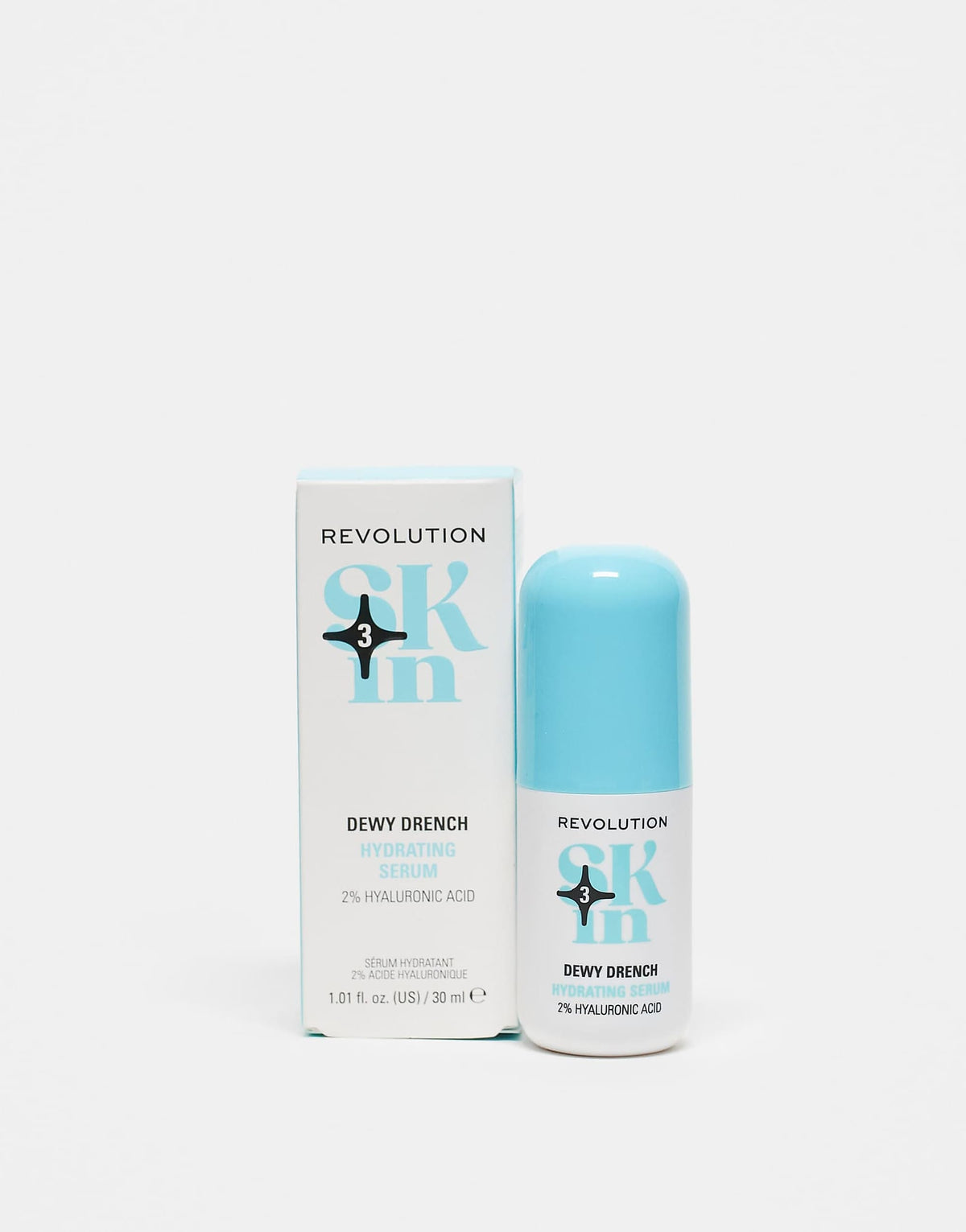 Revolution Skin Happy Hydrate Dewy Drench 2% Hyaluronic Acid Serum 30ml