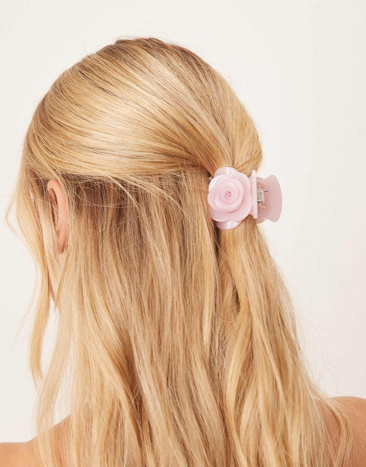 Sui Ava Rosie mini hair claw in pink