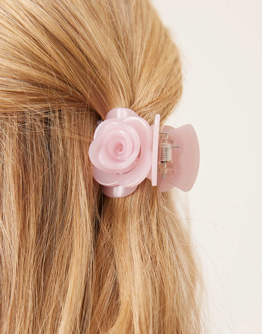 Sui Ava Rosie mini hair claw in pink