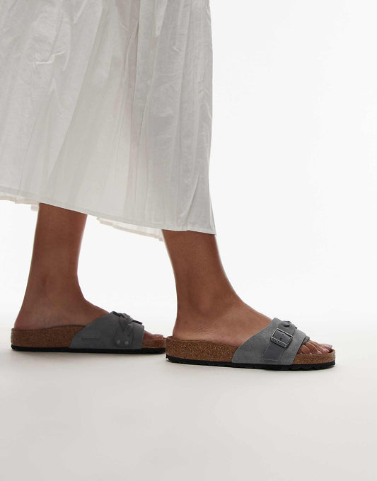 Birkenstock braided Oita sandals in basalt grey