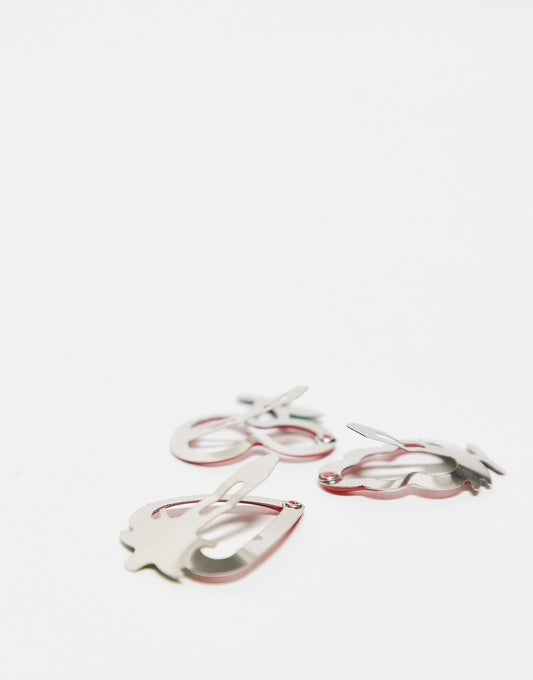 ASOS DESIGN pack of 6 fruit hair clips