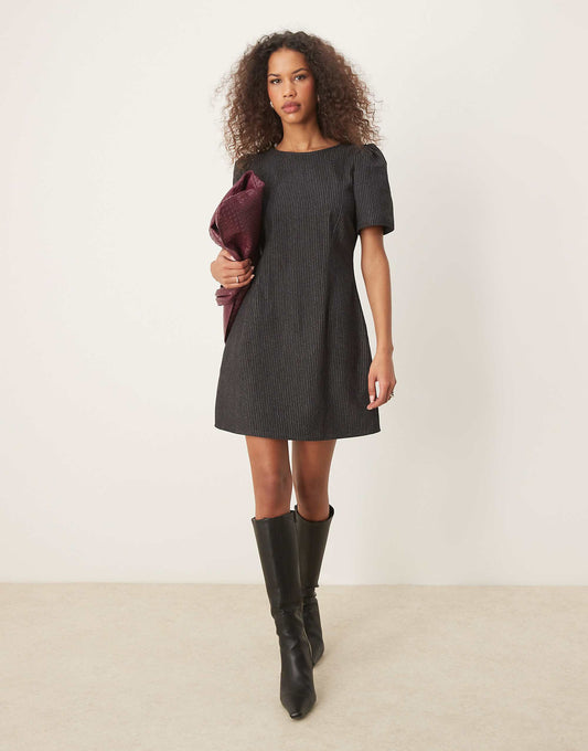 Ghospell fitted mini dress in black