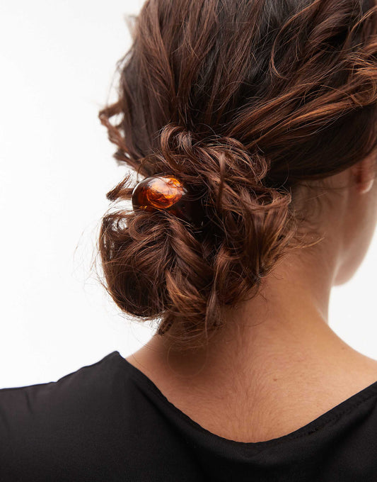 Topshop Holly hair cuff in tortoise shell