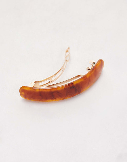 & Other Stories marble hairclip in brown tortoise