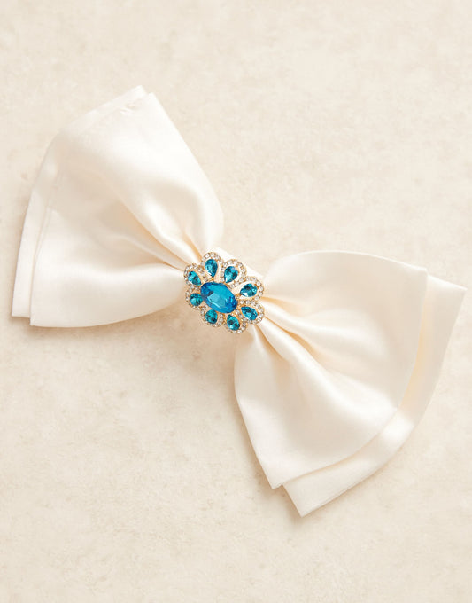Sister Jane bow hair clip  in ivory