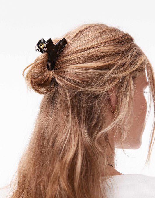 & Other Stories marble hair claw clip in black